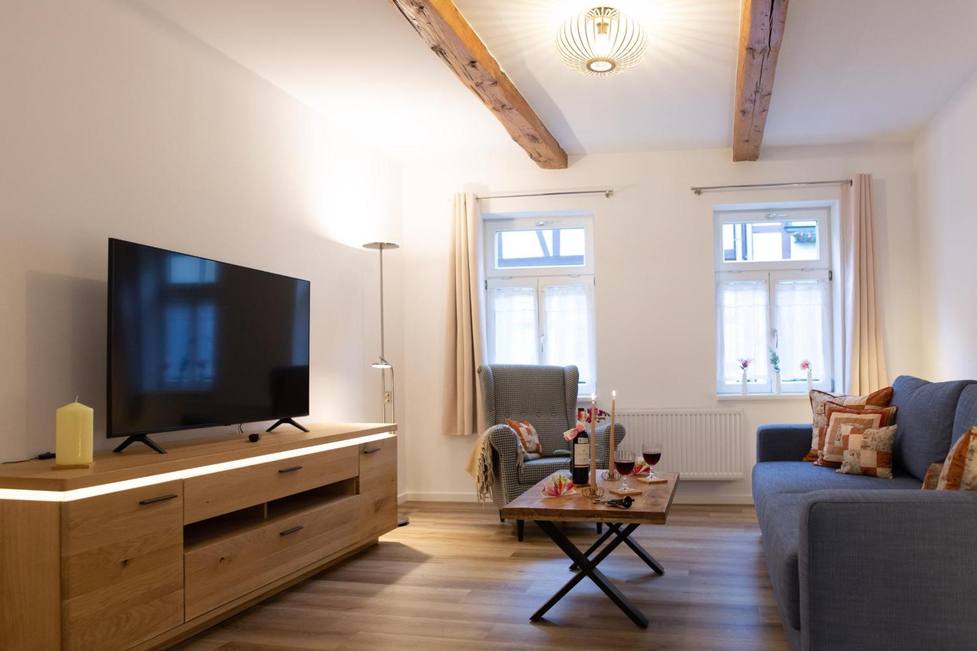 Apartment Fachwerkfeeling Im Gesamten Eg-hochwertig Neu Sanierte Im Heideviertel Perfekte Innenstadtlage Inklusive Parkplatz Wernigerode